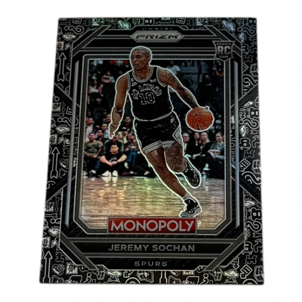 Jeremy Sochan 2022-23 Panini Prizm Monopoly Rookie Card RC #80 San Antonio Spurs